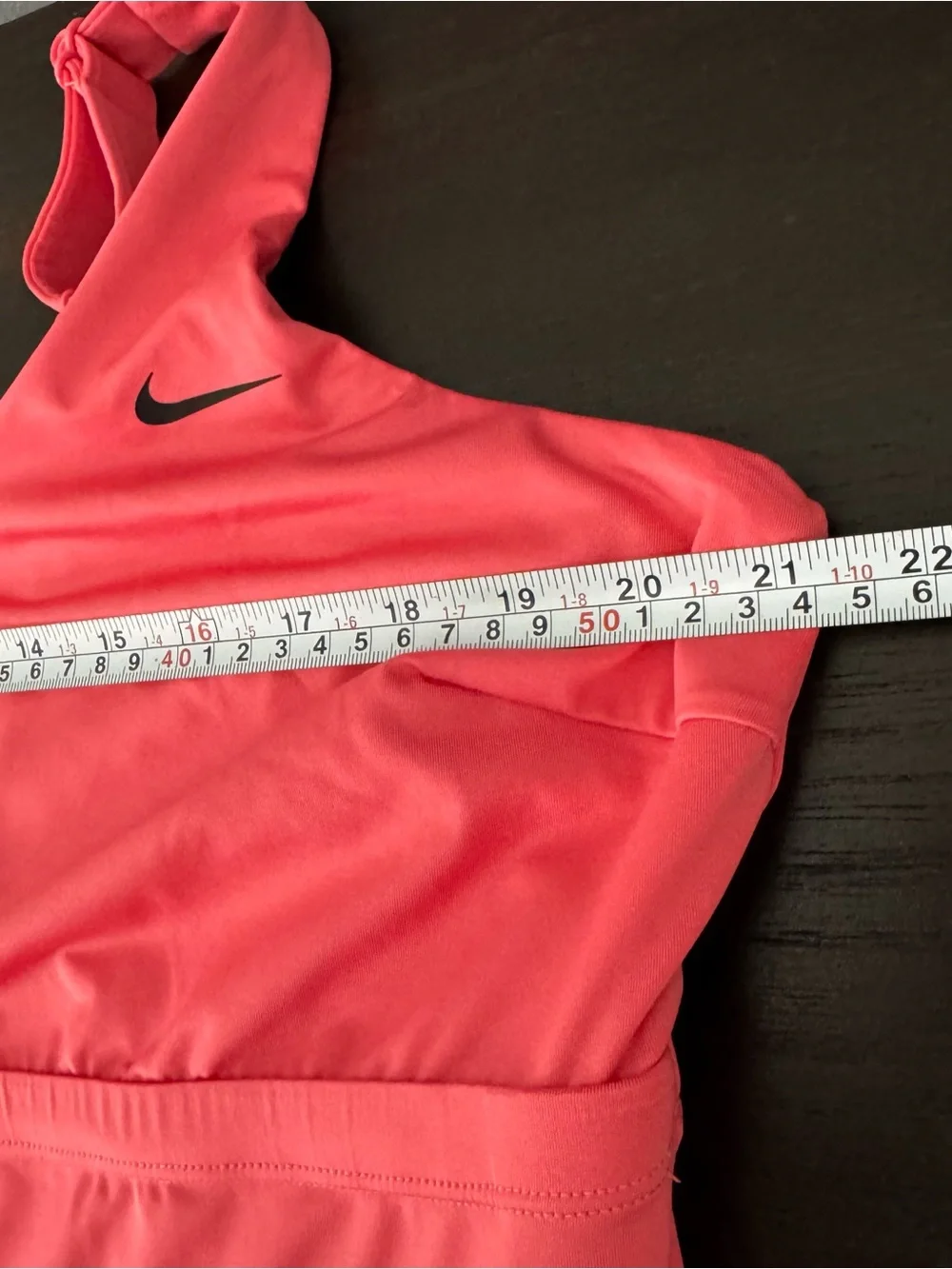 Nike Swim Plus Size 2X Coral Pink Scoop Neck Tankini Top Adjustable Straps lined
